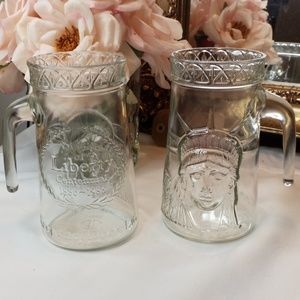 Vintage 1985-Anchor Glass Container Corp(set of 2)